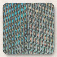 Canary Wharf London Art Coaster
