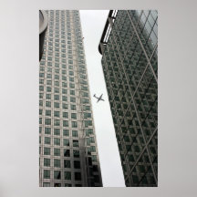 Canary Wharf, London Poster