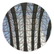 Canary Wharf, London, UK Round Stickers
