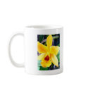 Canary Yellow Cattleya Orchid mugs