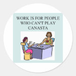 canasta beats work round stickers