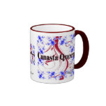 Canasta Queen 4 Coffee Mugs