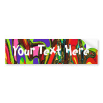 Canberra Abstract Gifts Bumper Sticker
