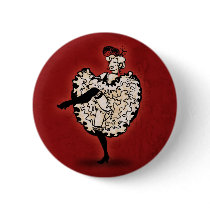 Cancan Dancer Buttons