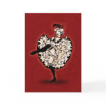 Cancan Dancer Greeting Cards