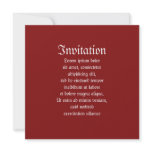 Cancan Dancer Custom Invitations