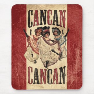 Cancan Dancers mousepad