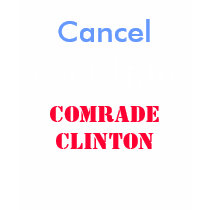 Cancel cackling comrade Clinton funny T shirt