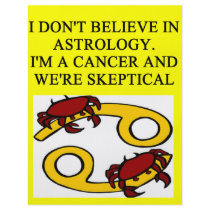 CANCER astology joke flyers