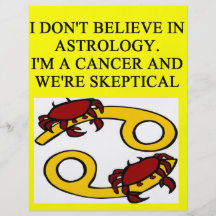 CANCER astology joke Flyer
