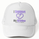 Cancer Awareness I Support My Brother hats