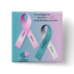 Cancer Awareness Pin buttons