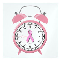 Cancer Awareness - Pink Ribbon Invitations
