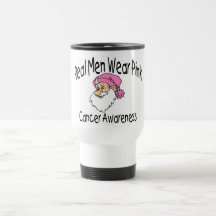 Cancer Awareness Santa Mugs