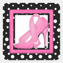 Cancer Awareness Square Sticker