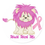 Cancer Awareness -Tracy's Lion by SRF Stickers
