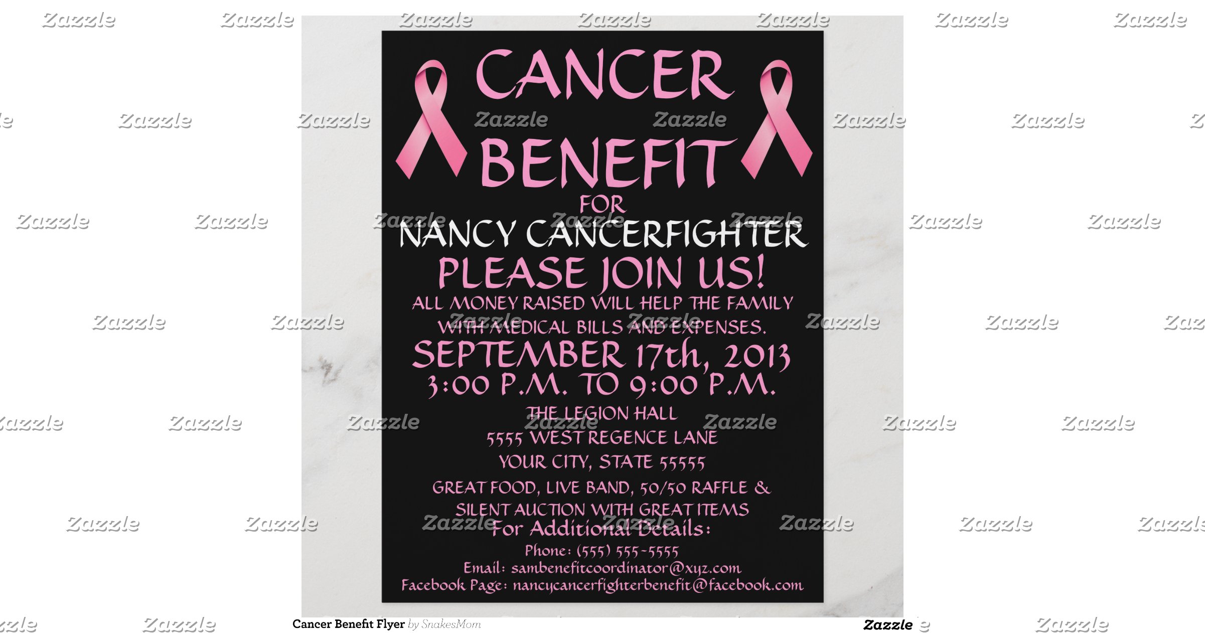 cancer benefit flyer r6edae0460c184994bd217024873fdeb6 cancer benefit flyer ideas