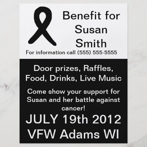 cancer-benefit-flyer-zazzle