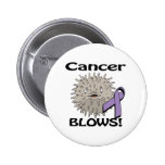 Cancer Blows Awareness Design Button