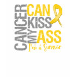 Cancer Can Kiss My Ass - Childhood Cancer t-shirts