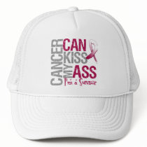 Cancer Can Kiss My Ass - Head Neck Cancer Survivor hats by cancerapparel Cancer Can Kiss My Ass - Head Neck Cancer Survivor hats