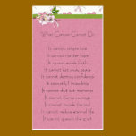 Cancer Cannot Do Card business cards
