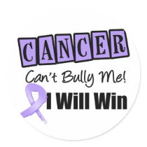 Cancer Cant Bully Me I Will Win ( Lavender) stickers by cancerapparel Cancer Cant Bully Me I Will Win ( Lavender) stickers