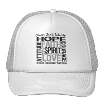 Cancer Can't Take My Hope Brain Cancer Mesh Hat