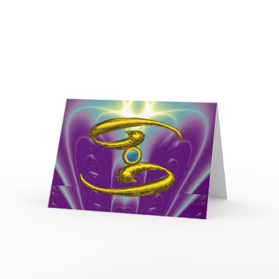 Cancer Greeting Card by bulgan_lumini