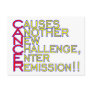 Cancer Causes Post Card
