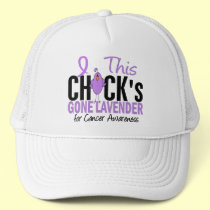CANCER Chick Gone Lavender hats by awarenessgifts CANCER Chick Gone Lavender hats