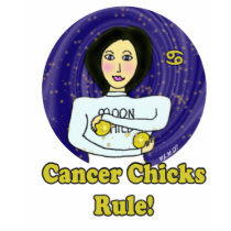 Cancer Chicks Rule (Zodiac) t-shirts by Victoreeah Cancer Chicks Rule (Zodiac) t-shirts