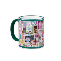 Cancer collage mug