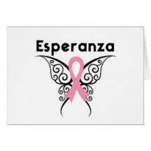 Cancer de Mama - Esperanza Greeting Card