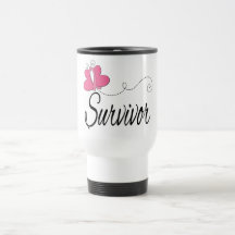 Cáncer de pecho de la cinta de la mariposa del sup tazas de café