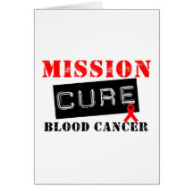 Cáncer de sangre de la curación de la misión felicitación