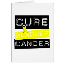 Cáncer de vejiga de la curación tarjeta