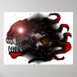 Cancer Demon Art Poster