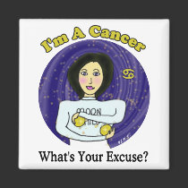 Cancer Excuse Magnet by Victoreeah Cancer Excuse Magnet