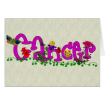 Cancer Flowers cards