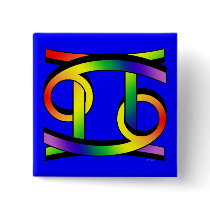 Cancer & Gemini GLBT Buttons