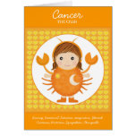 Cancer - Girl Horoscope Greeting Card