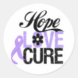 Cancer HOPE LOVE CURE Sticker
