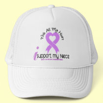 CANCER I Support My Niece hats by awarenessgifts CANCER I Support My Niece hats