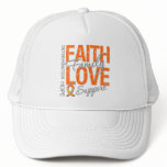 Cancer Inspiring Slogan Collage Leukemia hats