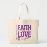 Cancer Inspiring Slogan Collage Pancreatic Cancer Bags