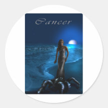 Cancer.jpg Round Stickers