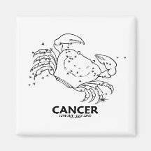Cancer (June 21st - July 22nd) Refrigerator Magnets