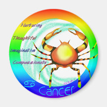 CANCER: June - July Refrigerator Magnet