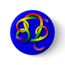 Cancer & Leo GLBT Partners buttons